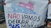 Moradores fazem protesto para que a Prefeitura do Rio não reduza serviços da saúde